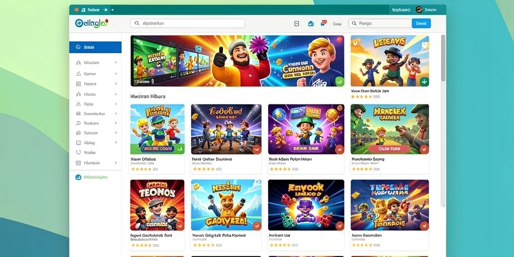 Tampilan utama dari game 33ZK yang menarik.
