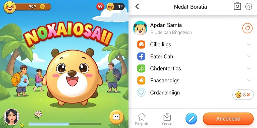 Tampilan permainan slot yang menarik dan dinamis.