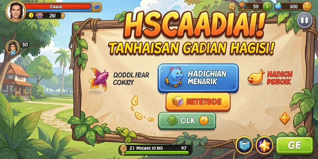 Tampilan awal yang menarik dan mudah dinavigasi.