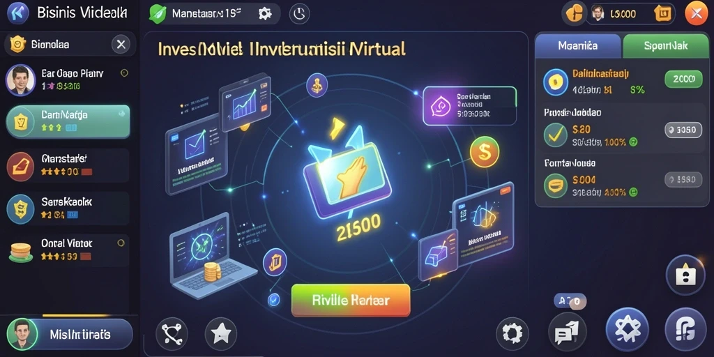 Screenshot menampilkan antarmuka permainan yang menarik.