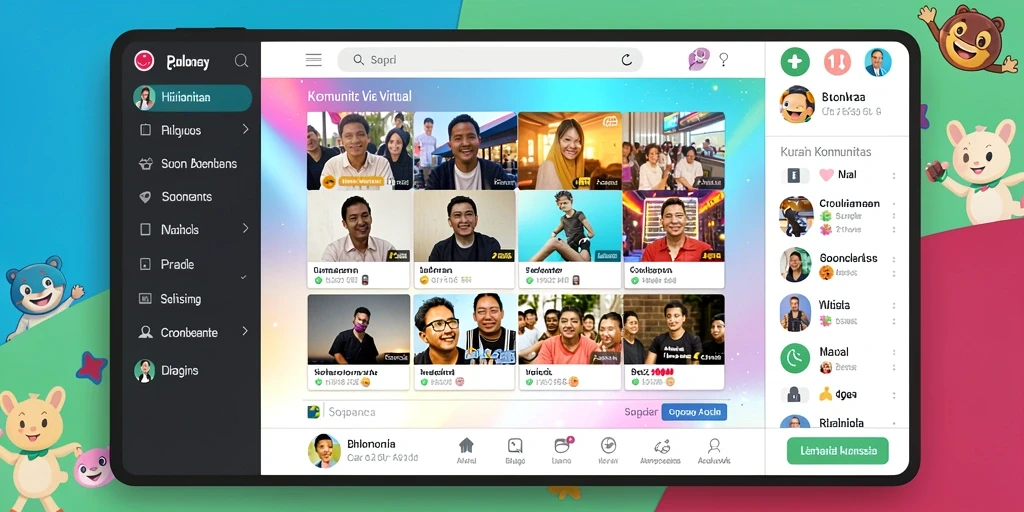 Tampilan antarmuka yang menarik dan mudah digunakan.