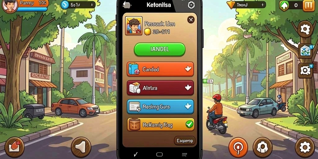 Tampilan grafis yang menarik dan menyenangkan.