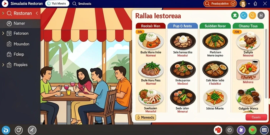 Tampilan antarmuka yang menarik dan mudah dinavigasi.