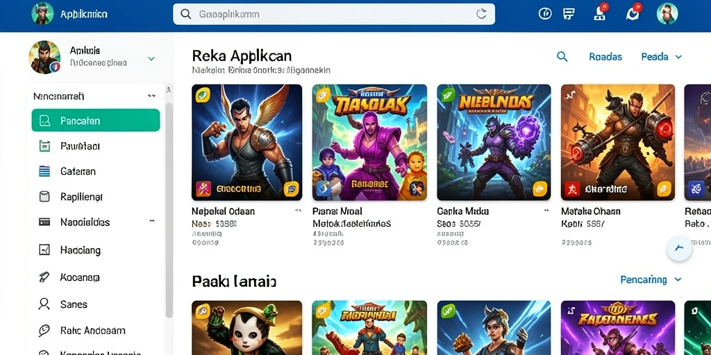Screenshot menunjukkan tampilan antarmuka yang menarik.