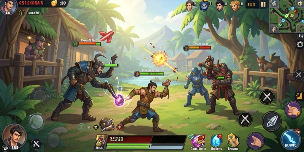 Screenshot menunjukkan tampilan permainan yang memukau.
