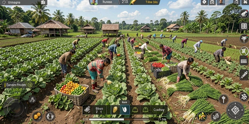 Screenshot menunjukkan tema slot yang menarik dan warna-warni.