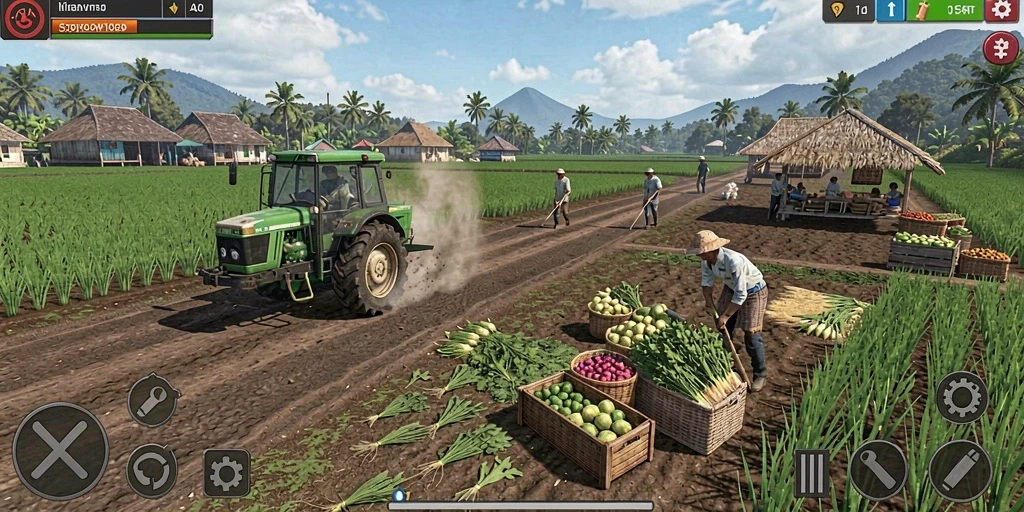 Tampilan menu utama yang menarik dan mudah digunakan.